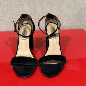 Steve Madden Black Ankle‎ Strap Heels